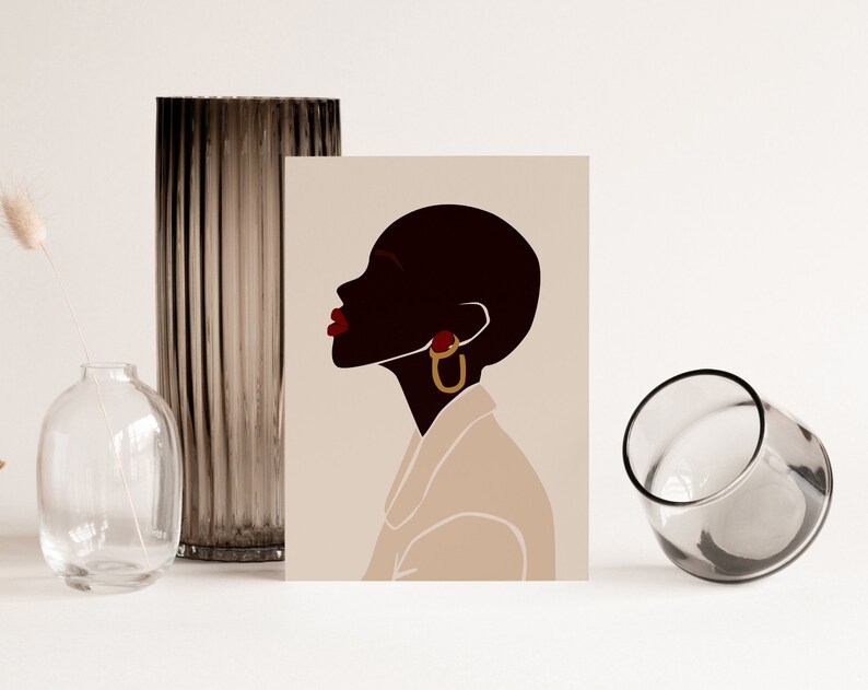 Download Black Woman Clipart Bald woman SVG African Woman SVG | Etsy
