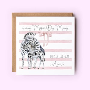Personalised Mummy  Birthday Card,Birthday Card, Cards For Mummy From Daughter/Son