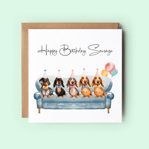 Daxie Geburtstagskarte, alles Gute zum Geburtstagkarte, Daxie Karte, spezielle Anlasskarte, lustige Geburtstagskarte, personalisiert, Daxie Karte