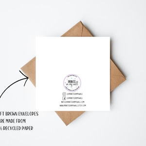 a close up of a piece of paper on top of a card