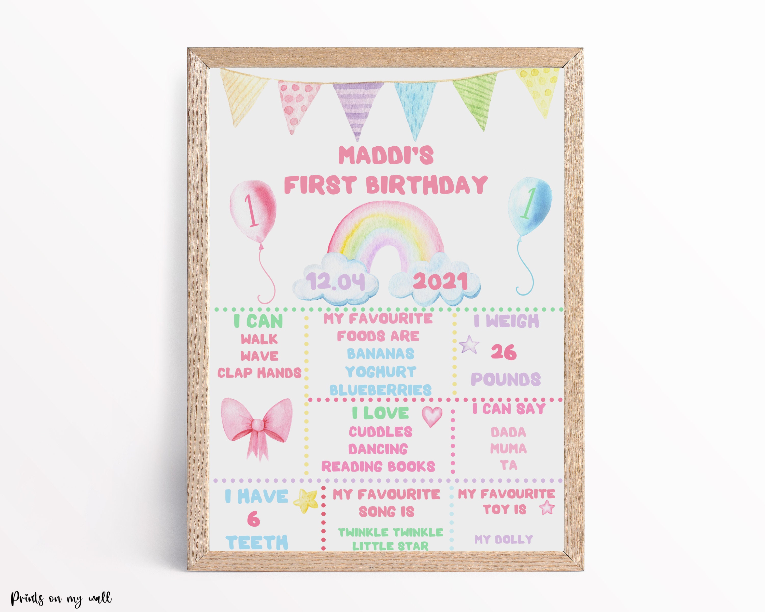 First Birthday One Blocks, First Birthday Decor, 1st Birthday