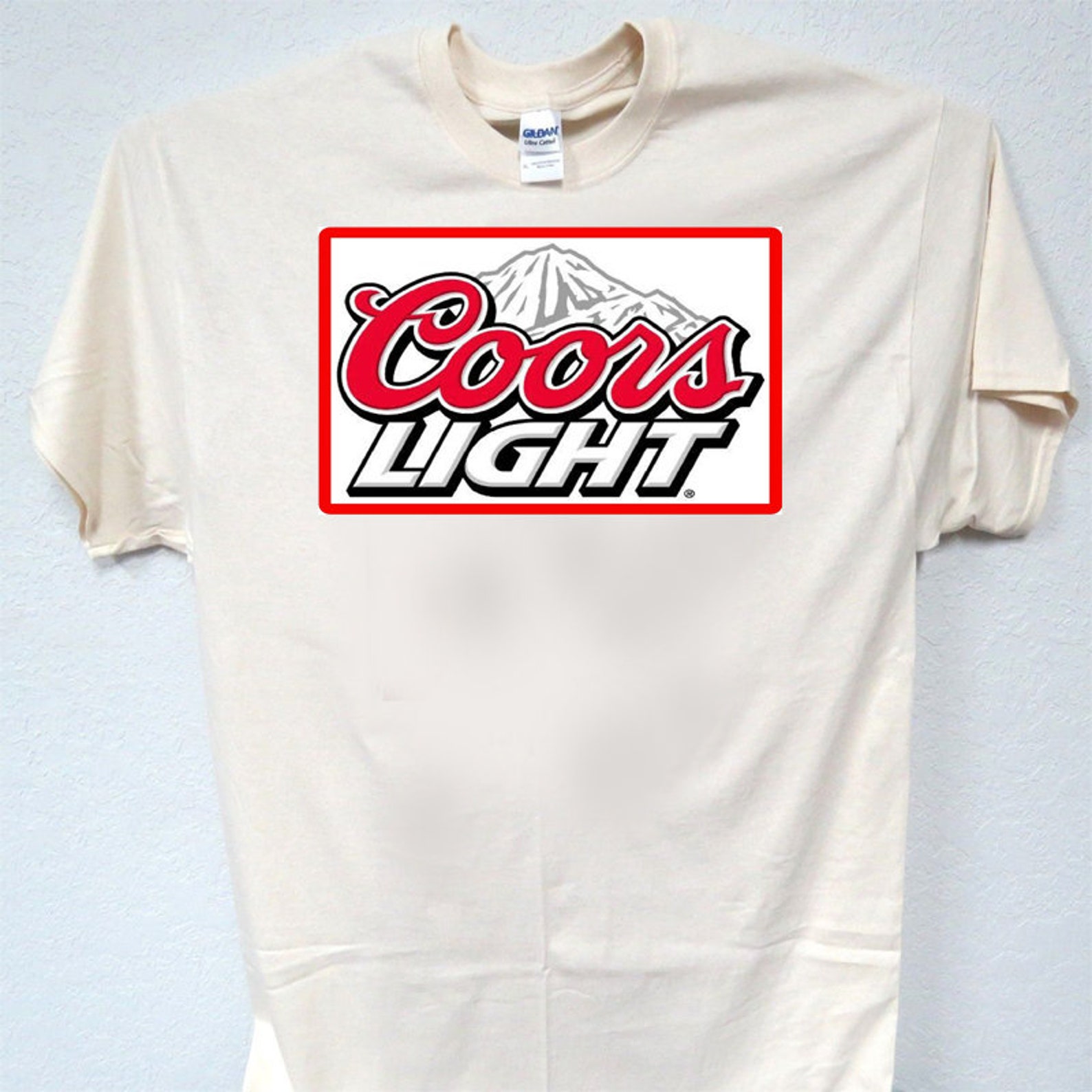Coors Light Beer Drink Cool Ivory Men's TSHIRT Etsy