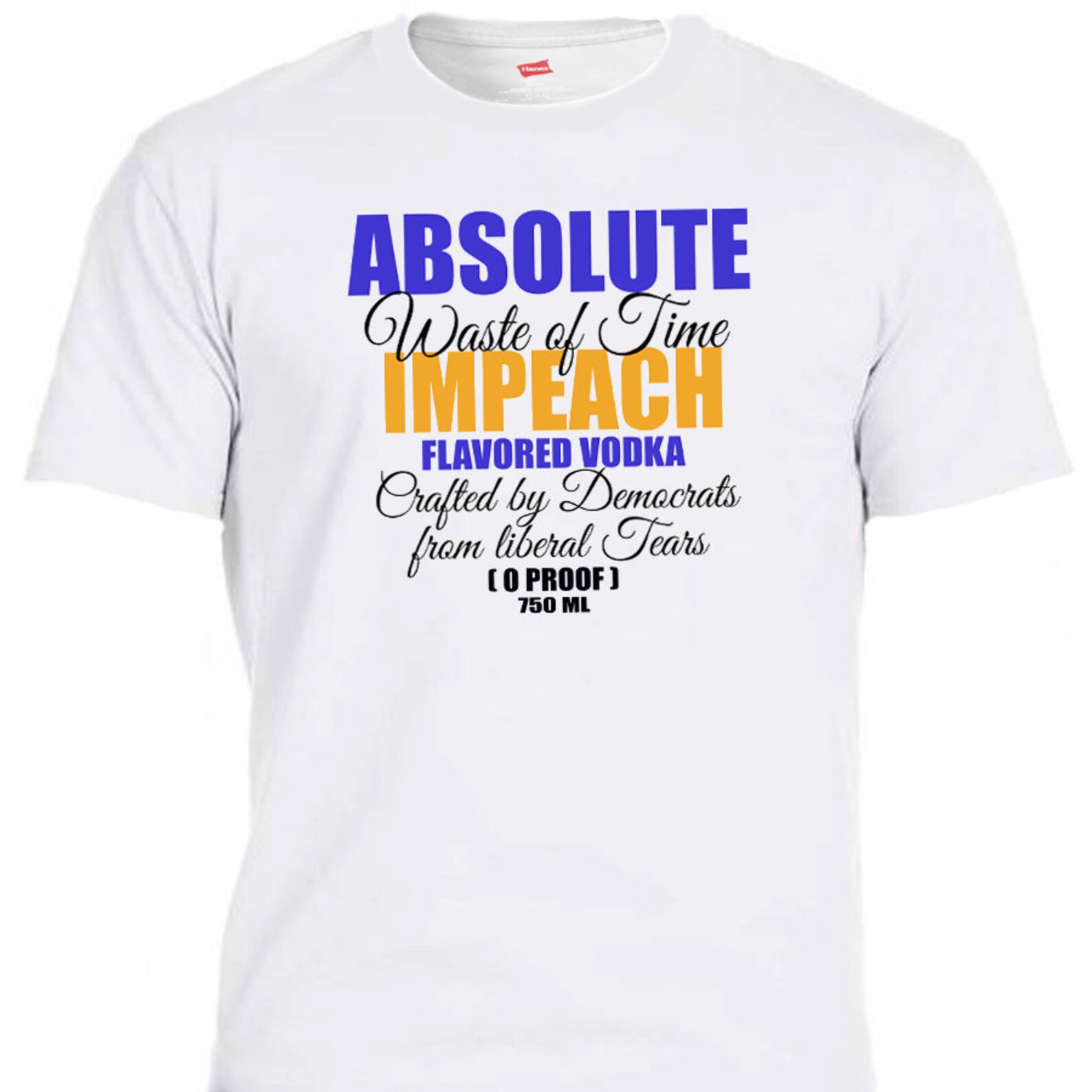 Absolute Waste Of Time ImPeach Political Funny Etsy