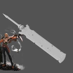 Troubleshooter Sword from DNF Duel [3d Print STL File Only]