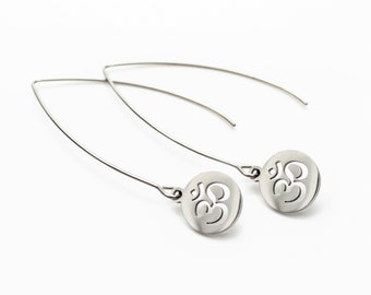 Om, Boucles d’oreilles, Or, Argent, Or Rose, Charme, Durable, Hypoallergénique, Bijoux