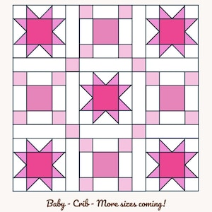 Modello per trapunta Ranchhouse Windows: adatto ai principianti (modello PDF)