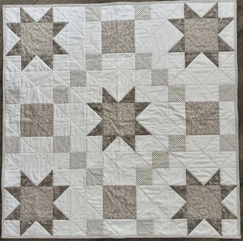 Saw Tooth Star Beginner PDF Quilt Pattern - Etsy