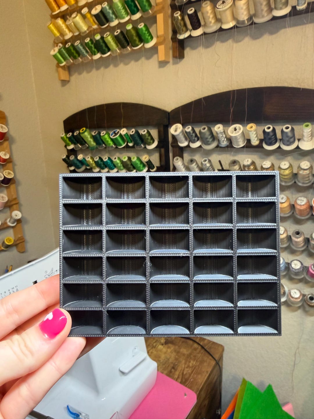 Sewing Bobbin Storage Tray & Organizer - Etsy