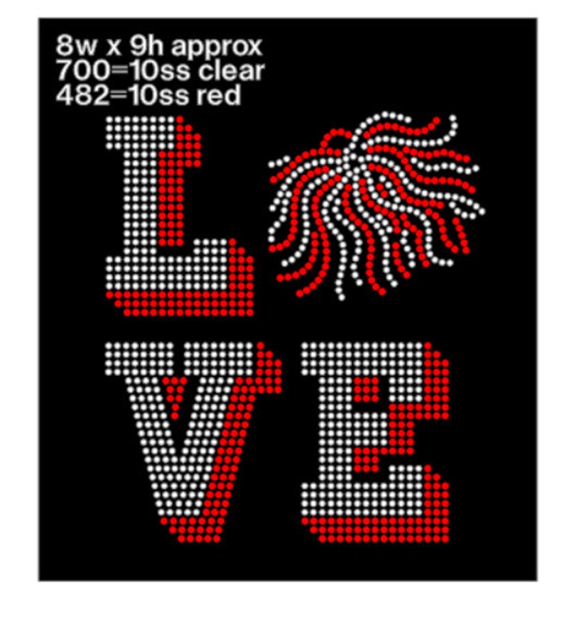 Love cheer rhinestone svg, love pom rhinestone svg, cheer rhines Love cheer rhinestone svg, love pom rhinestone svg, cheer rhines