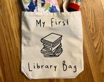 My First Library Bag Tote A Charming Companion for Young Bookworms