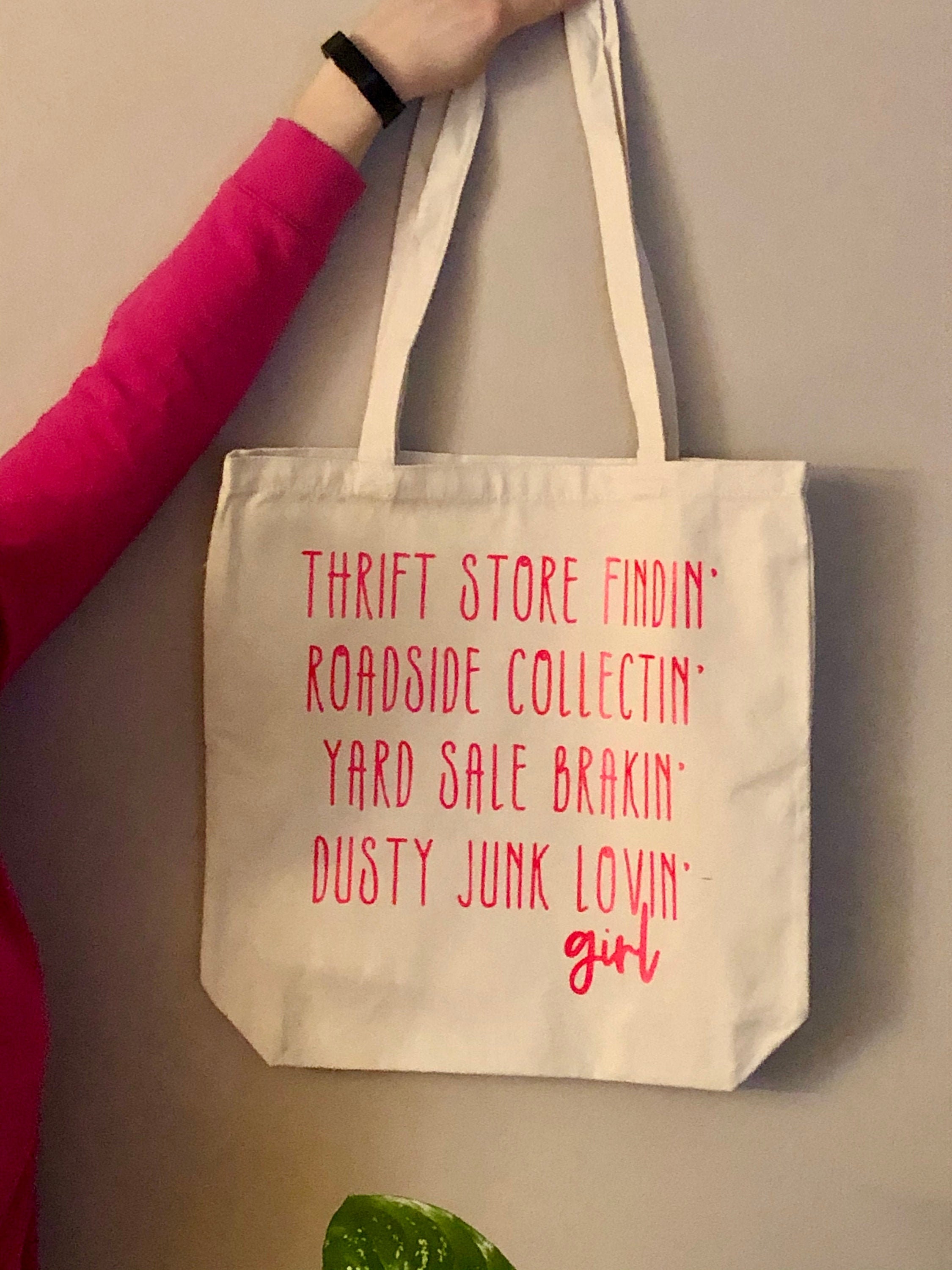 Thrift Tote Bag - Etsy