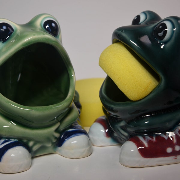 Frog Brillo or sponge holder