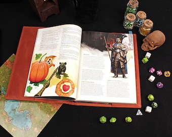 Custom D&D Book Cover: Personalized Dungeons and Dragons Guide
