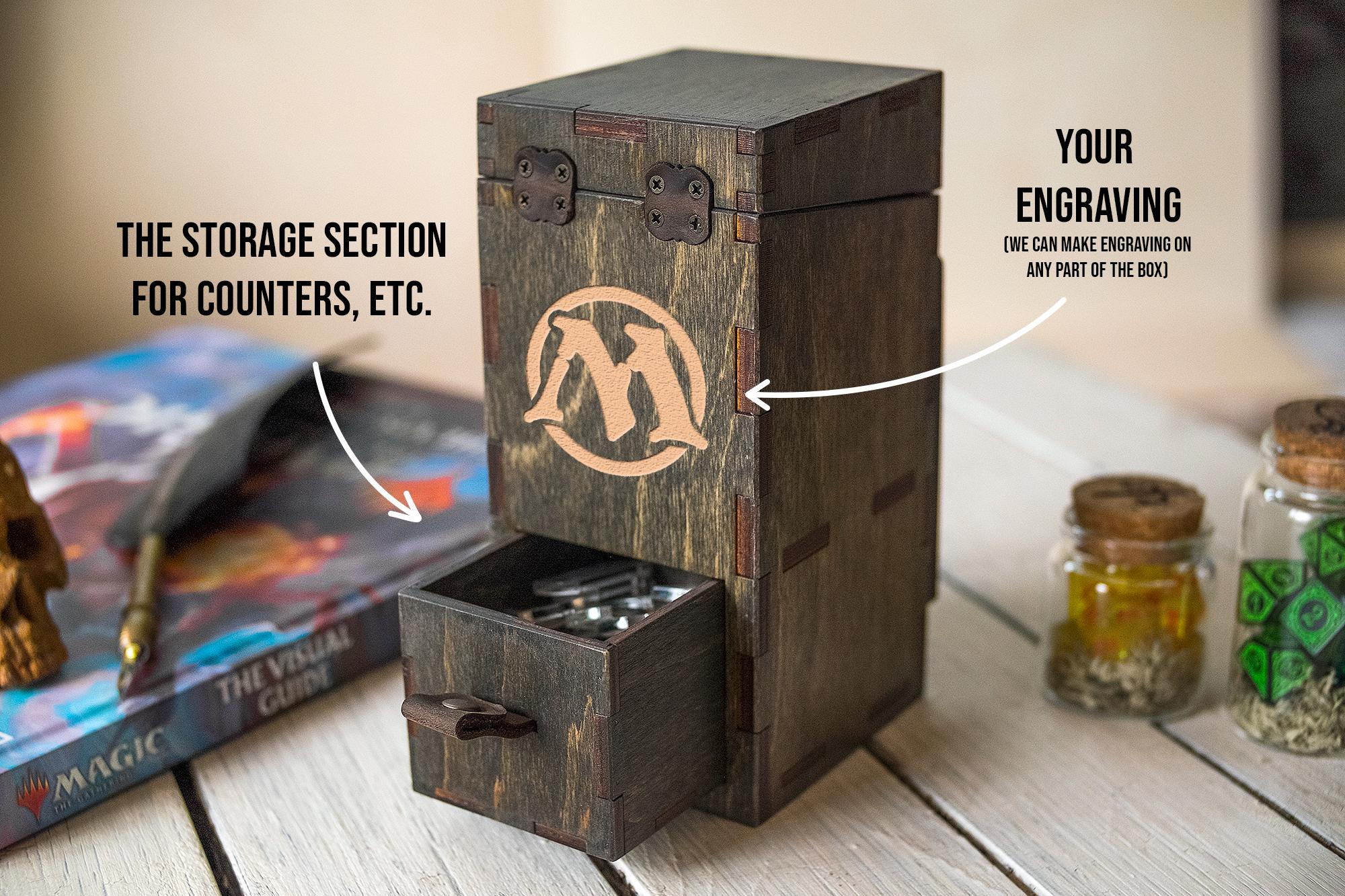 custom mtg commander deck box Commander Deck Box