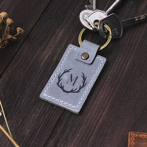 Personalized Fine Leather keychain Key Chain Key ring - The Tucker - Holtz  Leather