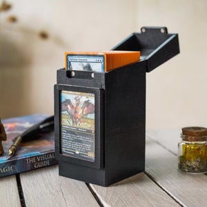 Custom Engraved MTG Commander Deck Box: Magic The Gathering Card Storage