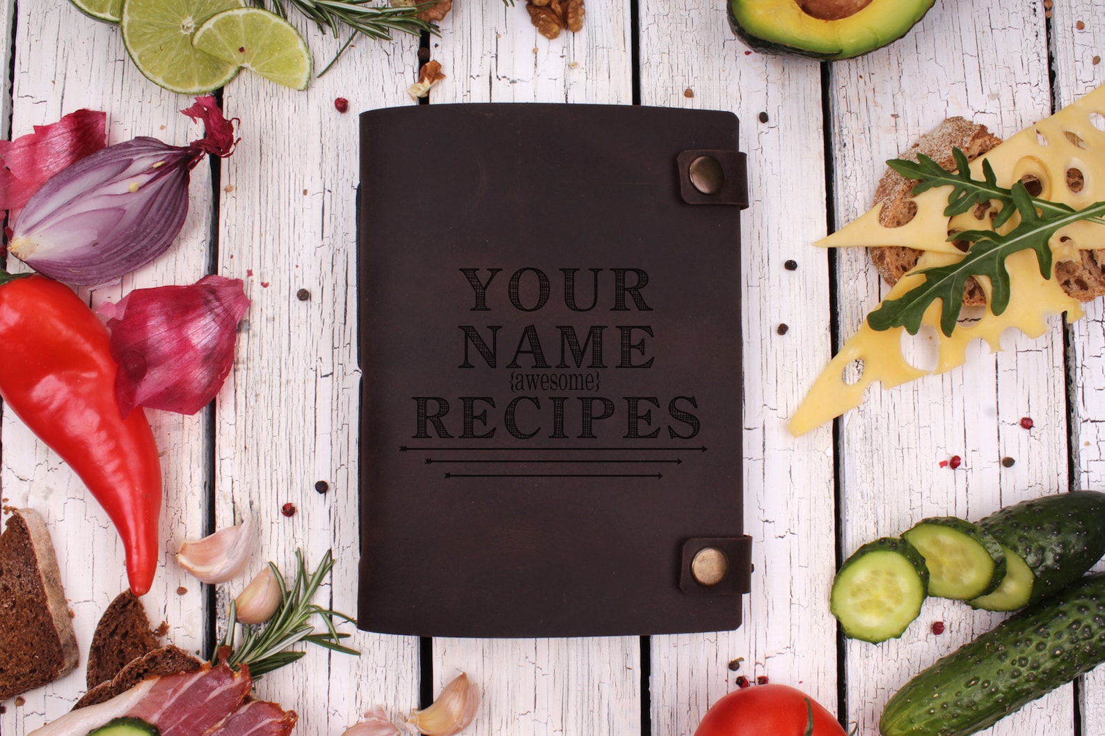 Personalized Recipe Book Custom Cookbook A5 Recipe Journal Etsy