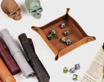 Personalisierte faltbare Würfelschale: DnD Tabletop Rolling Mat