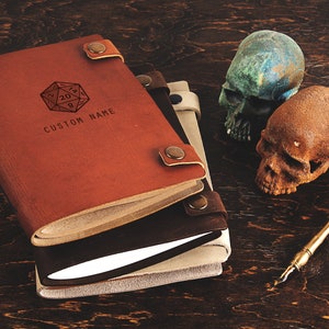 Dnd character journal, Dungeond and dragons character notebook, 5e character sheet book, personalized DnD journal with character sheets