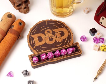 Personalized DnD Dice Coaster: Dungeon Master Gift