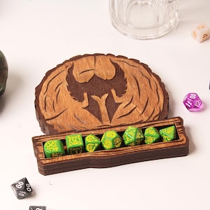 Personalized DnD Dice Coaster: Dungeons and Dragons Gift