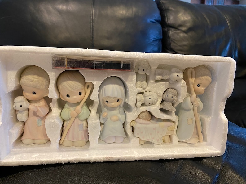 Precious Moments Nativity Scene Etsy