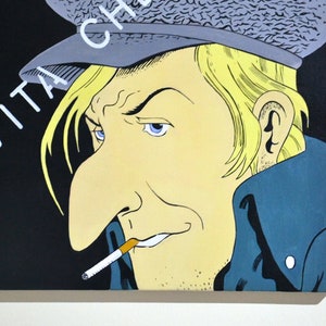 Pop comics painting &quot;SERIES 30x30x30&quot;
