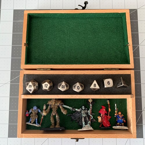 Gaming Dice Box and Rolling Tray Etsy UK