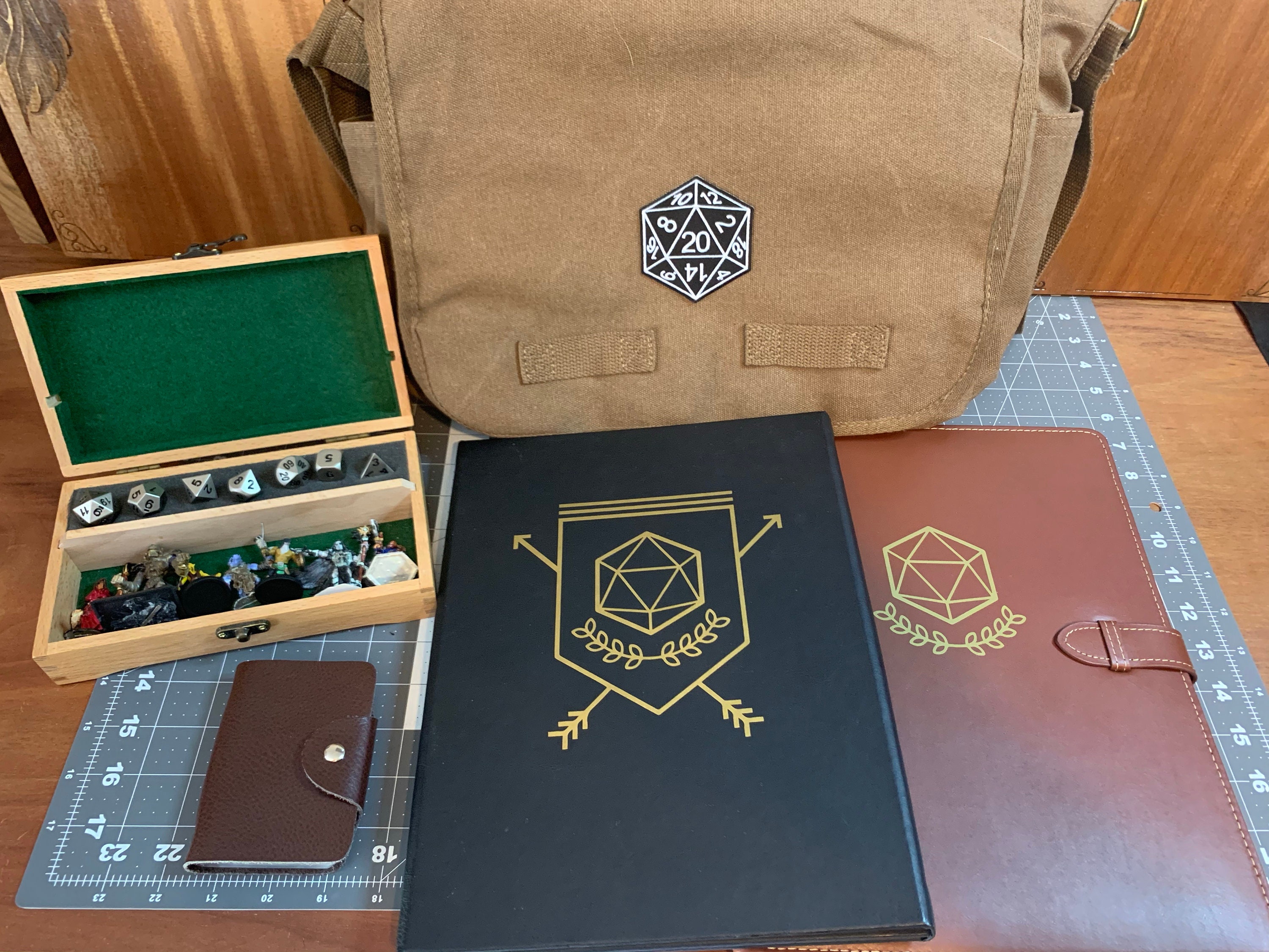 Dnd Mini Case D&D Bag ENHANCE DnD RPG Adventurer's Bag + Dice Tray & Case Bundle ...