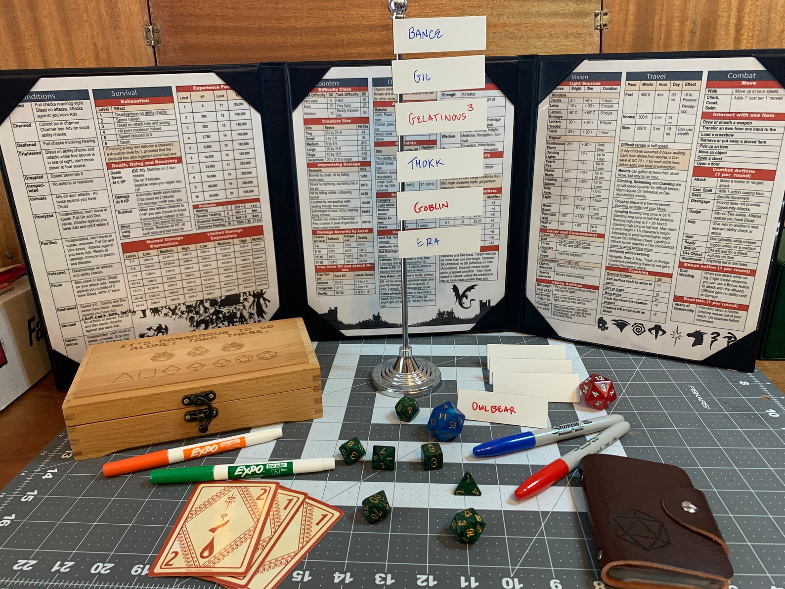 Table Tip Tracker Tabletop Initiative Tracker - Etsy