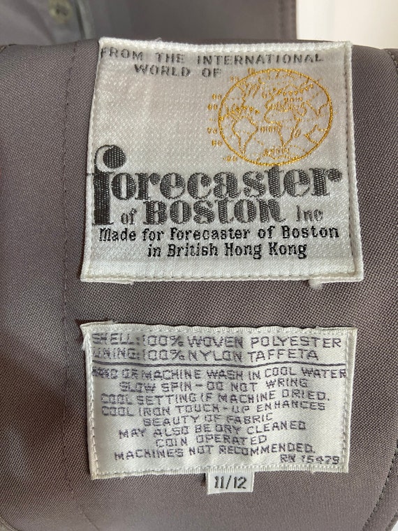 Vintage Trenchcoat, Forecaster of Boston - image 6
