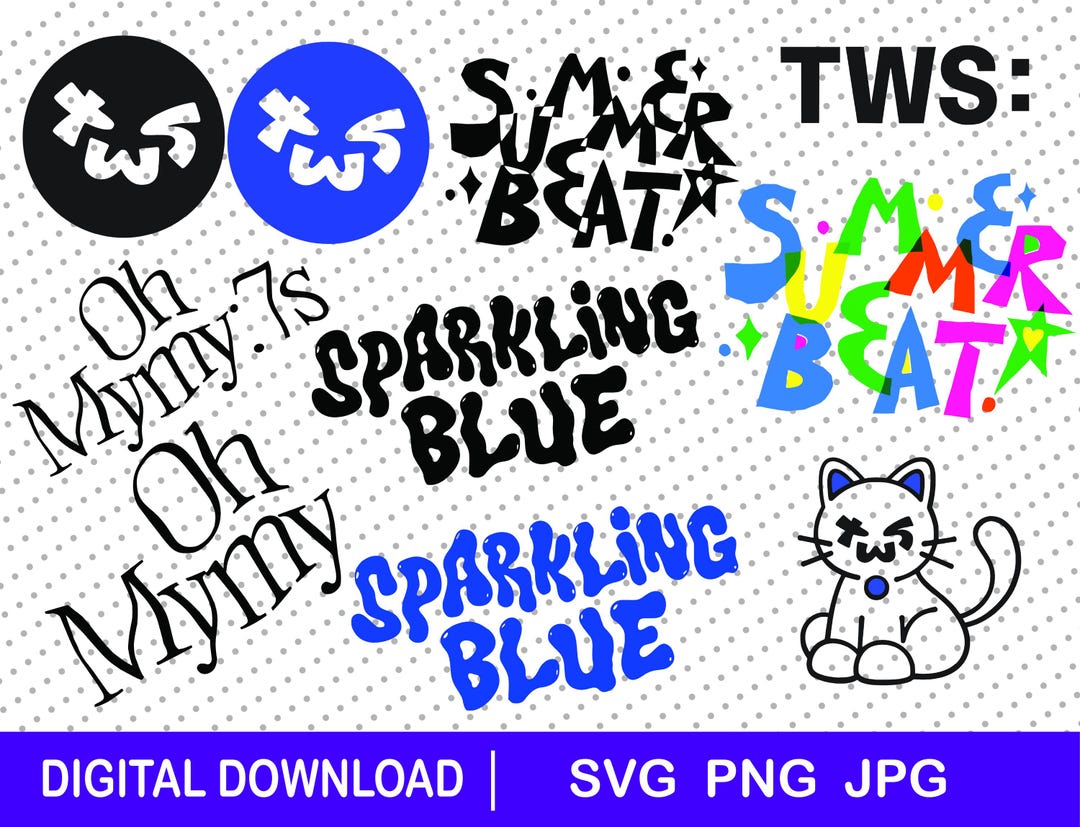 Sticker Tws TWS Logos, Download Files, Png, Cricut,tws Svg, Kpop, Svg, Jpg, Pdf ...