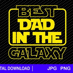 Beste vader in de Melkweg clipart download, png, jpg, afdrukbaar, leuke vaderdag, fijne vaderdag, cadeau vader, geweldige vader, Star Wars, verjaardag