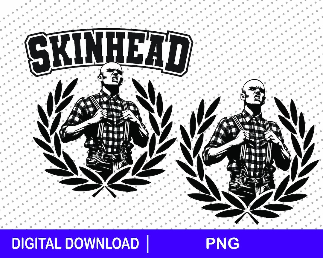 アート・デザイン・音楽 CREAM OF THE CROPS- A SKINHEAD skins Skinhead Design With Laurels, Download File, Png, Birthday