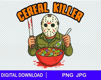 Horror Character Jason Voorhees Halloween png, jpg, Download, Cereal Killer, Halloween, Fun Halloween, Friday the 13th Movie, Clipart, Scary