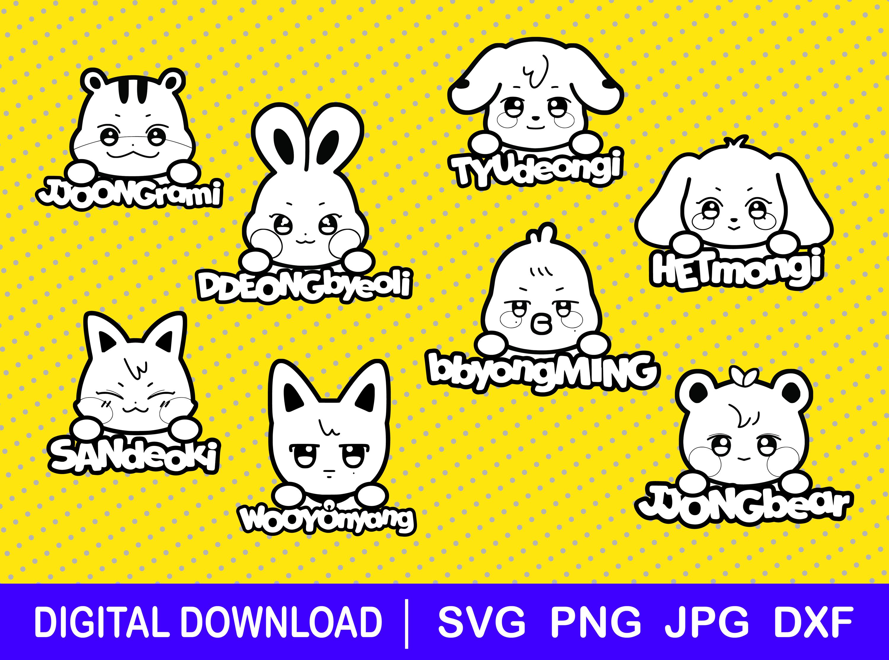 Aniteez, Ateez Download, Svg, Jpg, Png, Cricut, Ateez Svg, Kpop