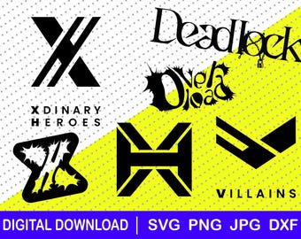 Xdinary Heroes Logos, Download File, Dxf, Png, Cricut, Gift, Svg