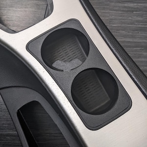 BMW 3 Series (E90/E91/E92/E93) Center Console Double Cup Holder Insert Accessories Mods Tuning
