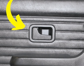 BMW E30 E28 E24 E23 Interior Door Handle Cover Trim Bezel Panel - 2pcs Accessories