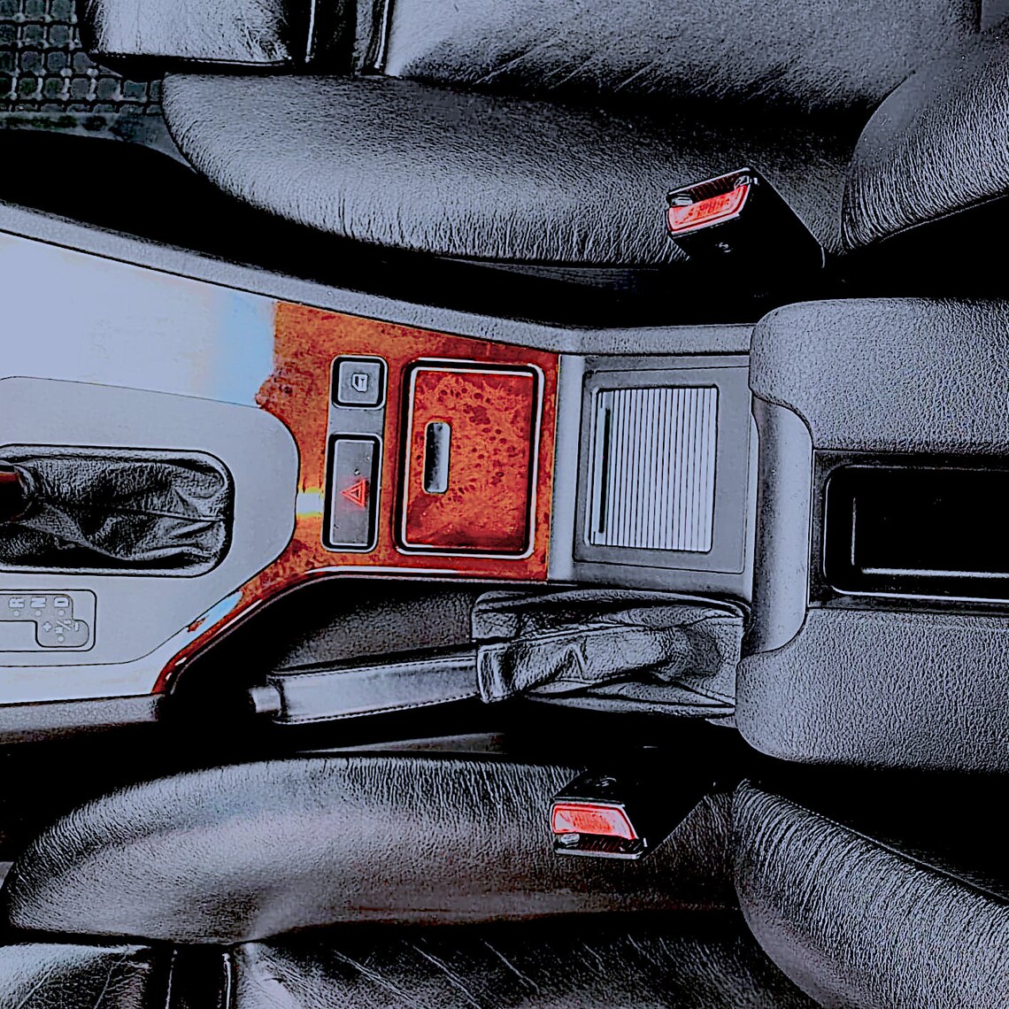 BMW E39 Center Console Sliding Cover Curtain Roller Blind Shutter ...