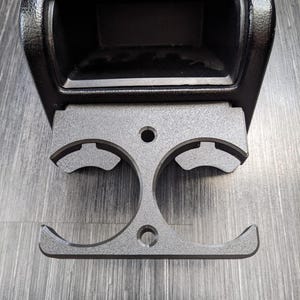 2-Cup Holder Insert – Fits BMW E34 E32 5 Series 1988-1995 – Black Plastic – Removable – Made In UK