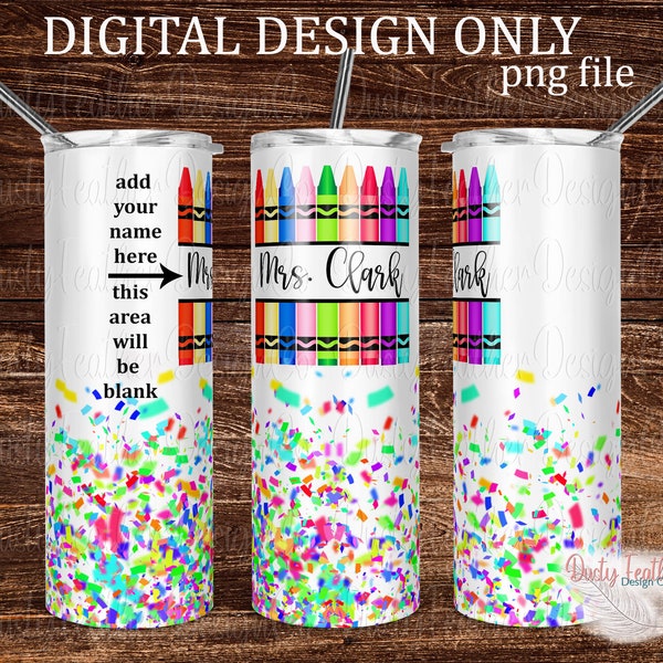 Confetti Tumbler Etsy