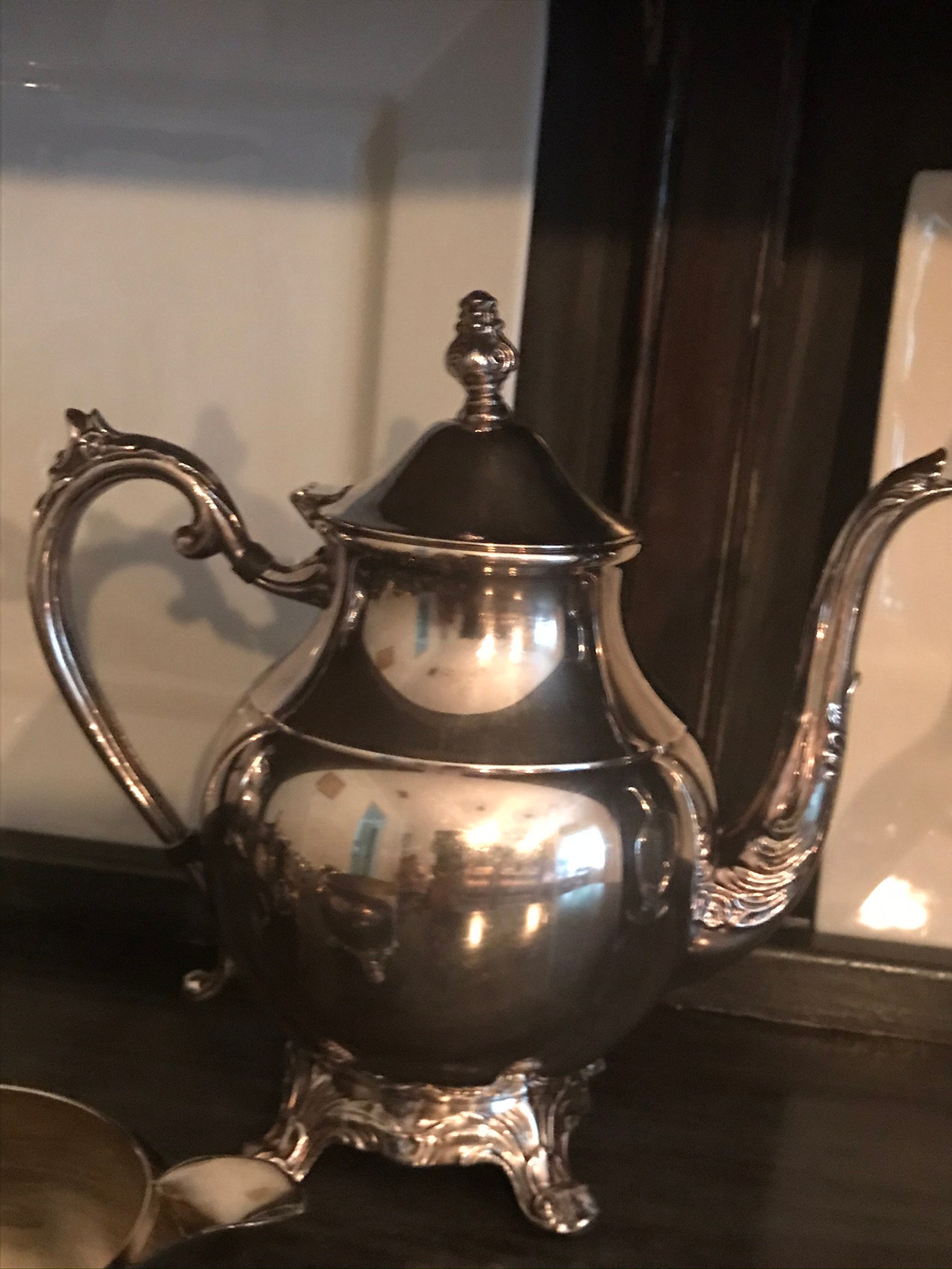 Silver Plated Tea Set 1883 FB Rogers and Silver Co. Etsy