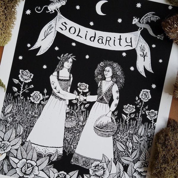 Solidarity - 8x10 Archival Dark Art Print