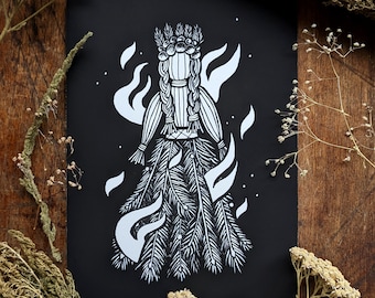 Effigy - 5x7 Archival Dark Art Print