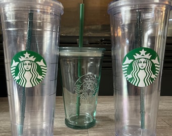 The First Starbucks Pike Place 1912 Recycled Glass Cold Cup