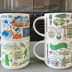 Starbucks Been There Series collectible mugs 14 oz