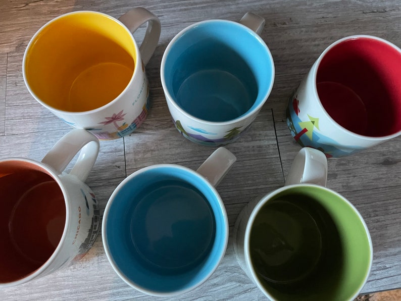 Discontinued Starbucks you Are Here Destination Mugs Shipped Free, You