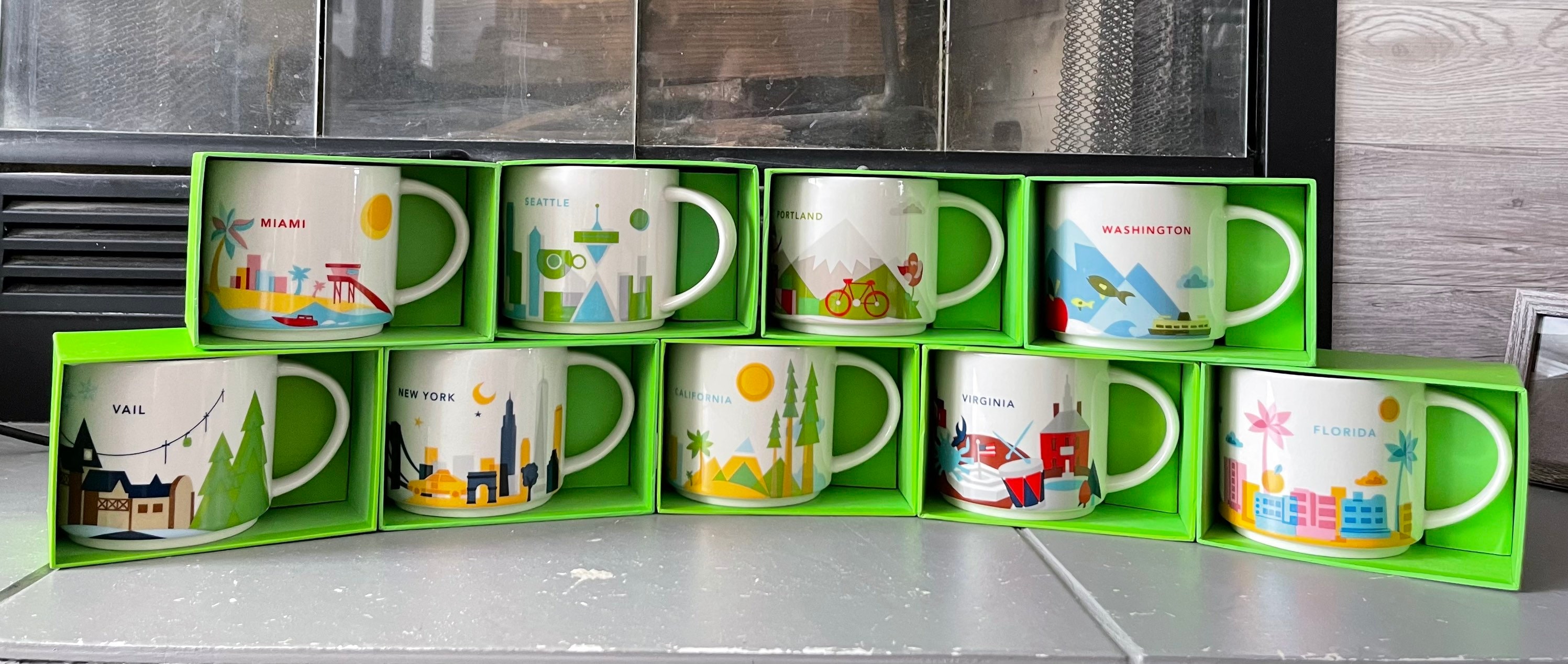 StarbucksスターバックスYou Are Here Collection Collectible Starbucks YAH You Are Here Mug Collection-you