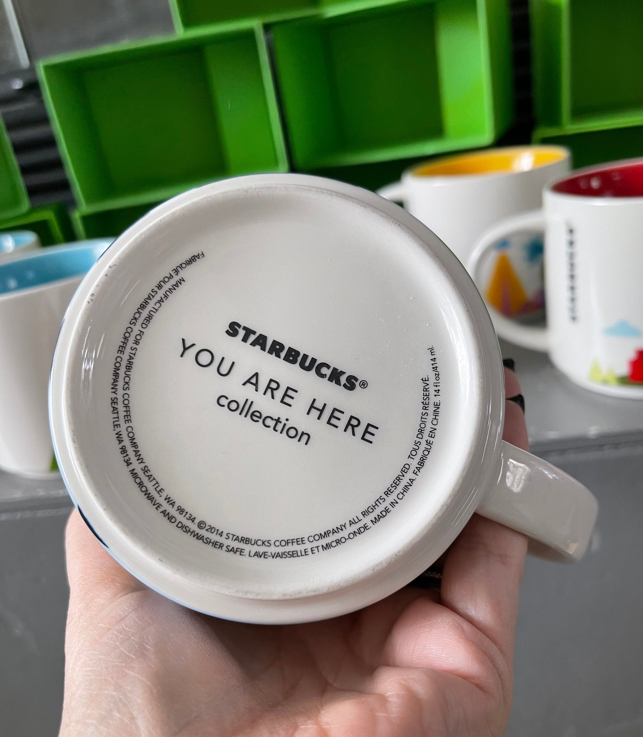 Collectible Starbucks YAH You Are Here Mug Collection-you